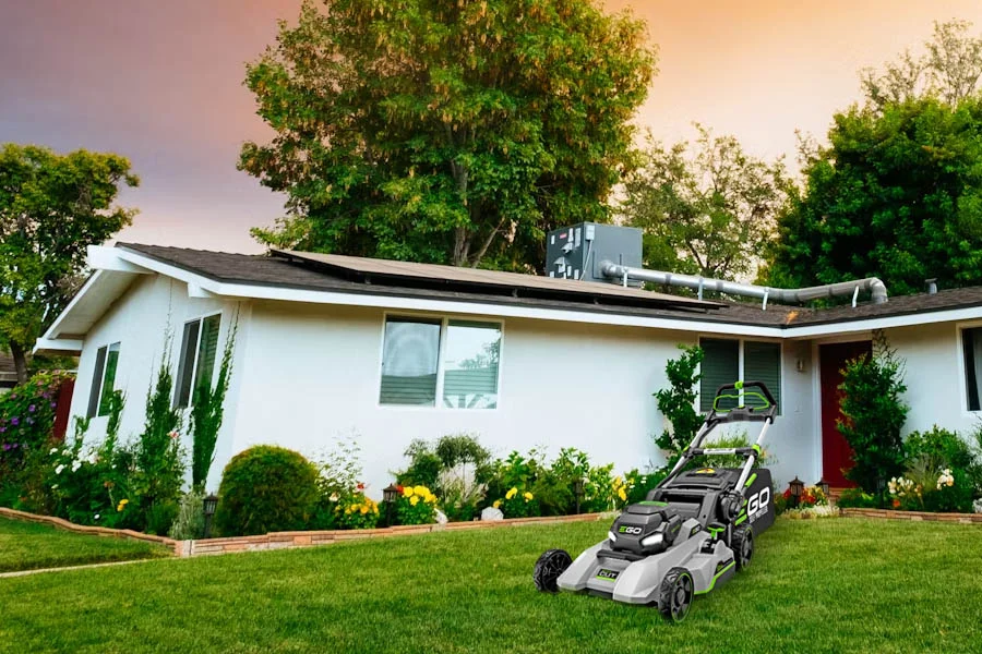 cordless electric lawnmower